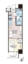 ベルファース大森North 707 間取り図