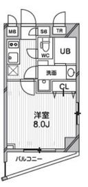 プライマル武蔵関 213 間取り図