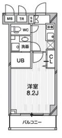 プライマル武蔵関 309 間取り図