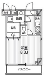 プライマル武蔵関 325 間取り図