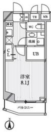 プライマル武蔵関 509 間取り図