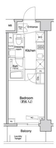 プライマル方南町 110 間取り図