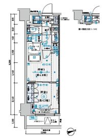 ブライズ池袋 2階 間取り図