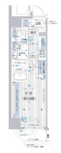 ブライズ池袋 4階 間取り図