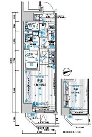 ブライズ池袋 9階 間取り図