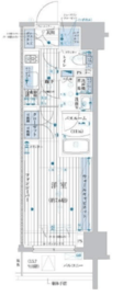 ブライズ池袋 8階 間取り図