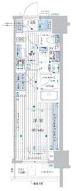 ブライズ池袋 9階 間取り図