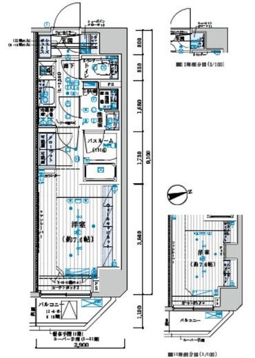 ブライズ池袋 11階 間取り図