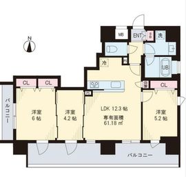 art Ⅵ (アートシックス) 801 間取り図