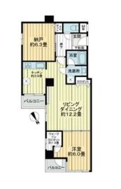 南青山ユニハイツ 4階 間取り図