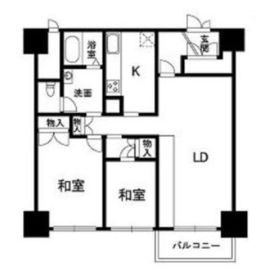 渋谷ホームズ 2階 間取り図