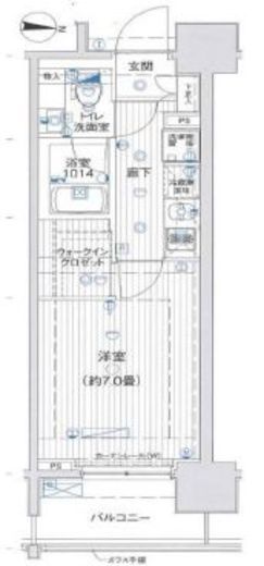 ル・リオン豊洲ウォーターフロント 7階 間取り図