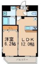 ルーチェ文京 404 間取り図