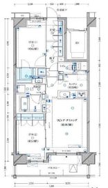 プレシス東陽町 8階 間取り図