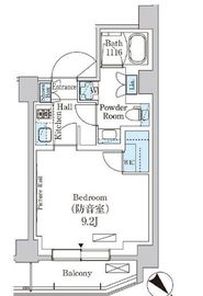 パークアクシス板橋MUSE 104 間取り図
