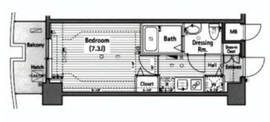 グランド・ガーラ西麻布 6階 間取り図