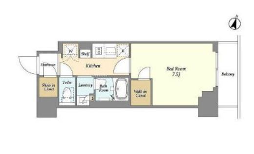 スタイリオ池上－新参道－ 802 間取り図