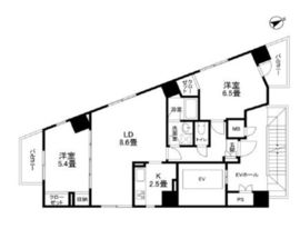 季美　東大井 1101 間取り図