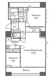 ザ・パークハウス三番町テラス 9階 間取り図