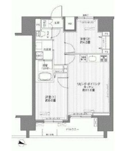 センテニアル王子神谷 9階 間取り図