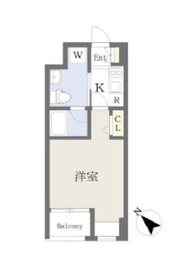 ニューシティアパートメンツ新川2 704 間取り図