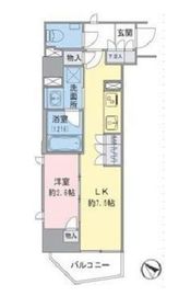 クリオラベルヴィ日本橋浜町 2階 間取り図
