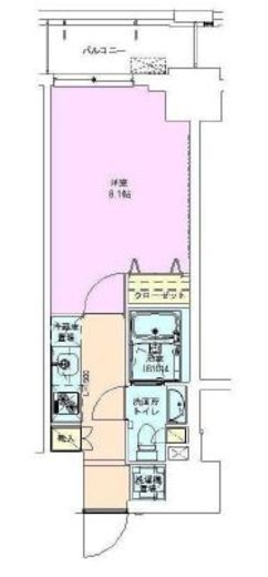 門前仲町レジデンス七番館 904 間取り図
