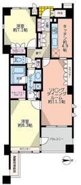 イッツ東京フォーサイトスクエア 6階 間取り図