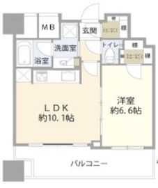 サンクタス川崎タワー 11階 間取り図