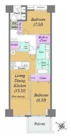 アルス代々木参宮橋コートアデリオン 3階 間取り図