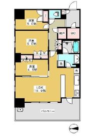 パークフロントテラス亀戸 11階 間取り図