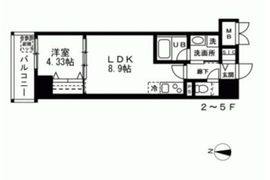 LA BELJOUR錦糸町 (ラベルジュー錦糸町) 706 間取り図