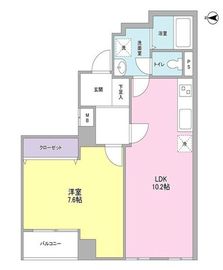 御苑花忠ビル 302 間取り図