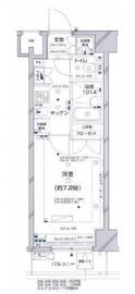 パレステュディオ新宿パークサイド 2階 間取り図