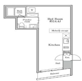 ユニテラス三軒茶屋 A 間取り図