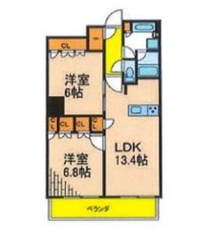 ザ・パークハウス西新宿タワー60 20階 間取り図