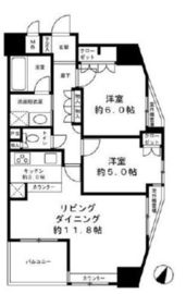 ランドステージ白金台 10階 間取り図