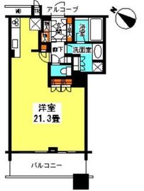 ブリリアマーレ有明 2階 間取り図