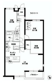 カスタリア北沢 302 間取り図