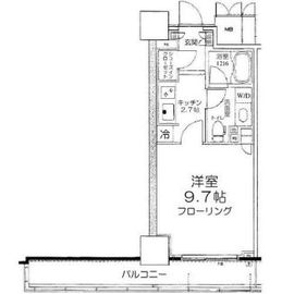 品川タワーフェイス 18階 間取り図