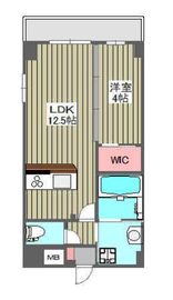 プロスペール 2階 間取り図