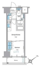 ルフォンプログレ赤塚 503 間取り図