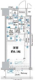 プレール・ドゥーク品川旗の台 5階 間取り図