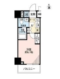 プレール・ドゥーク品川旗の台 9階 間取り図