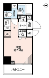 プレール・ドゥーク品川旗の台 2階 間取り図