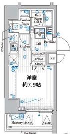 プレール・ドゥーク品川旗の台 8階 間取り図