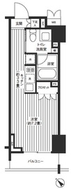 レジディア渋谷 902 間取り図