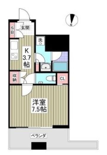 パークコート千代田一番町 2階 間取り図
