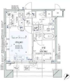 グラーサ白金高輪 10階 間取り図