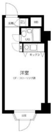 赤坂ベルゴ 6階 間取り図